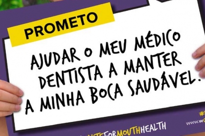 Pela sua saúde não descure a sua saúde oral