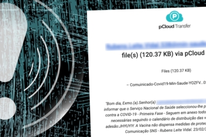 Emails fraudulentos sobre a vacinação devem ser ignorados