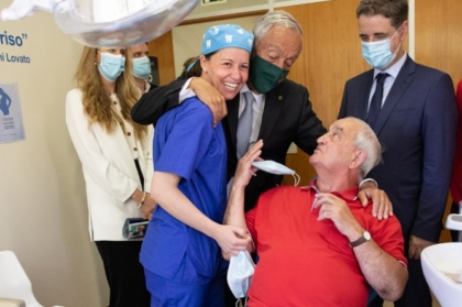 Presidente da República visita projeto social de saúde oral
