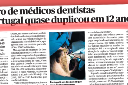 Número de médicos dentistas em Portugal quase duplicou desde 2010