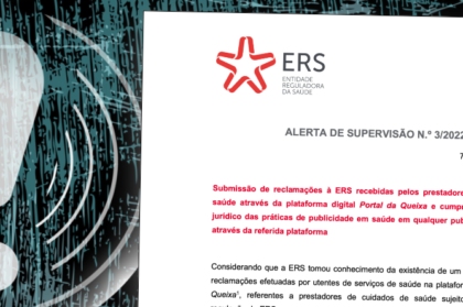 Comunicação de reclamações do Portal da Queixa à Entidade Reguladora da Saúde