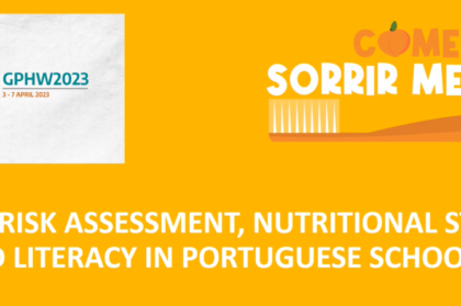 Projeto "Comer bem, sorrir melhor" apresentado na Semana Global de Saúde Pública