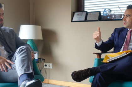 Bastonário recebe diretor executivo do SNS na sede da OMD