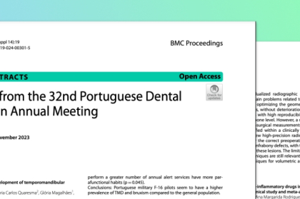 Apresentações do 32º Congresso da OMD publicadas na revista indexada BMC Proceedings